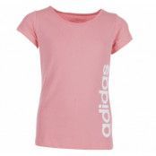 Yg Ess Lin Tee, Raypnk/Whi, 152,  Adidas