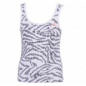 Yg W Fun Tank, White/Black/Flaora, 164, Adidas