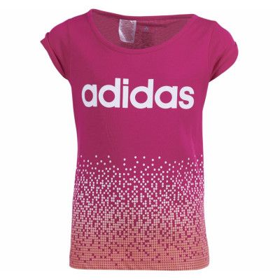 Yg W Fun Tee, Eqtpin/White, 164,  T-Shirts