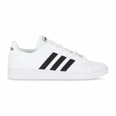 Grand Court Base, Ftwwht/Cblack/Dkblue, 40 2/3