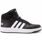 Hoops 2.0 Mid, Cblack/Ftwwht/Cblack, 14.5,  Streetskor