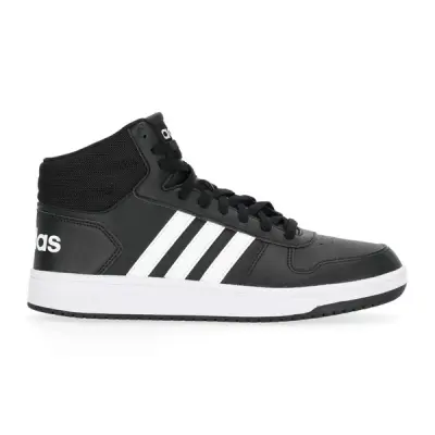 Hoops 2.0 Mid, Cblack/Ftwwht/Ftwwht, 40 2/3