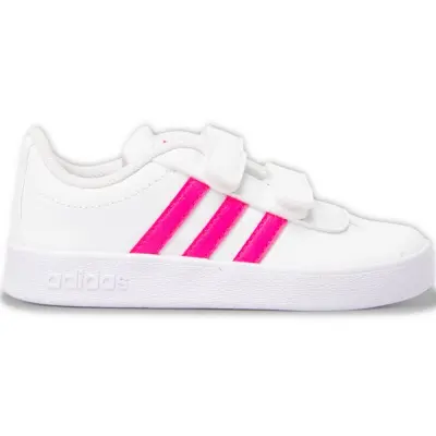 Vl Court 2.0 Cmf I, Ftwwht/Shopnk/Ftwwht, 24,  Adidas Skor