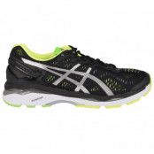 Gel-Kayano 23, Black/Silver/Safety Yellow, 13.5,  Asics