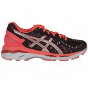 Gel-Kayano 23 W, Black/Silver/Flash Coral, 13,  Asics