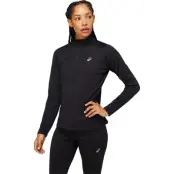 Asics Core Ls 1/2 Zip Winter Top Women Performance Black - L