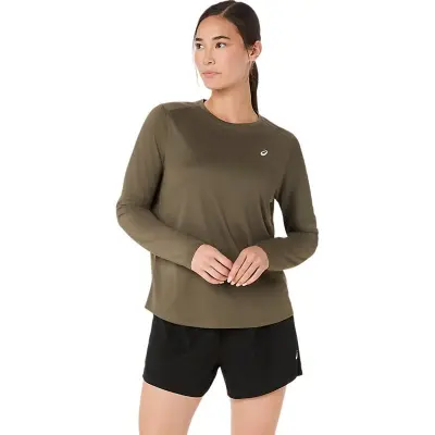 Asics Core Ls Top Dark Olive - S