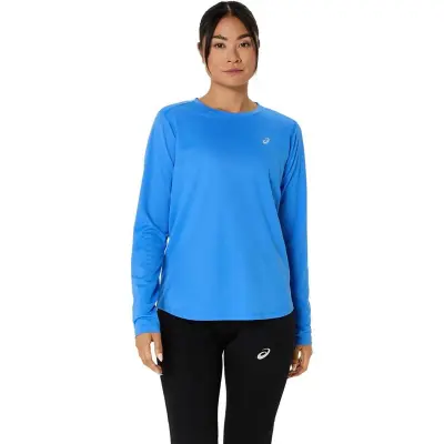 Asics Core Ls Top  Women Blue Coast