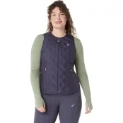 Asics Nagino Run Padded Gilet Women Indigo Fog - S