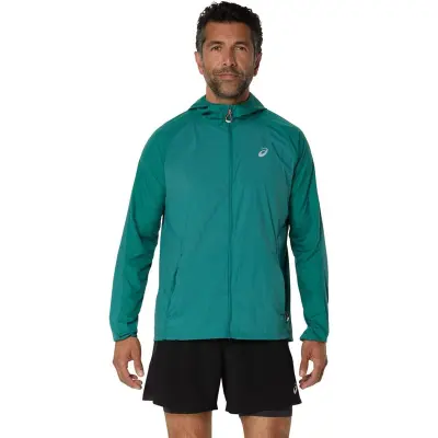 Asics Road Packable Jacket Men Rainy Lake