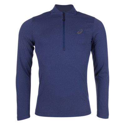 Ls 1/2 Zip Jersey, Indigo Blue Heather, S,  Kläder