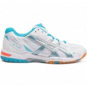 Gel-Flare 5, White/Blue Atoll/Fiery Coral, 39