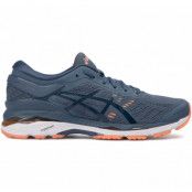 Gel-Kayano 24, Smoke Blue/Dark Blue/Canteloup, 12.5,  Asics