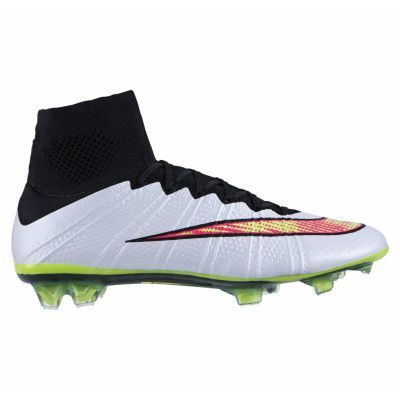 Mercurial Superfly Fg, White/Volt-Black-Hyper Pink, 39