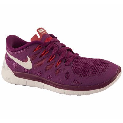Wmns Nike Free 5.0, Brght Grp/White-Vlt Shd-Lgn Rd, 36
