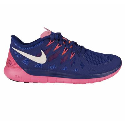Wmns Nike Free 5.0, Dp Ryl Bl/White-Hypr Pnk-Brght, 40