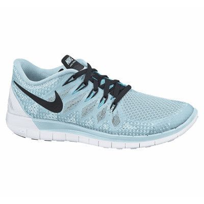 Wmns Nike Free 5.0, Ice Cube Blue/Black-Clearwater, 35,5
