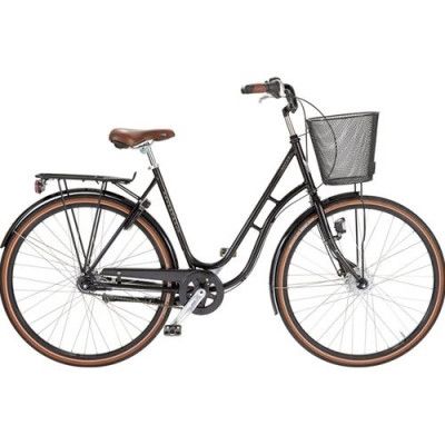 Skeppshult Damcykel Natur Premium 7-Växlad Spegelsvart