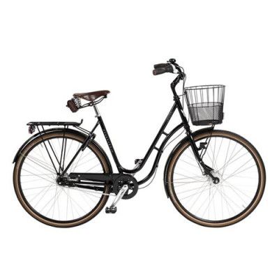 Skeppshult Damcykel Natur Premium 7-Vxl Spegelsvart