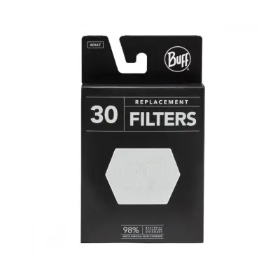 Buff Face Mask Filter Pack 30 Pieces