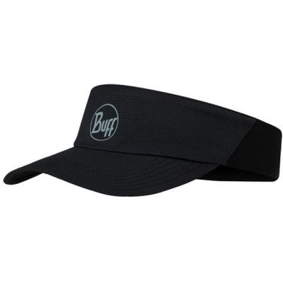 Buff Go Visor Solid White Adult Solid Black