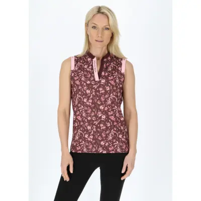 Abby Sleeveless Top, Neon Flower Pink, 3xl,  Löpar-Linnen