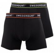 Active Boxers 2-Pack, Black, Xs,  Swedemount