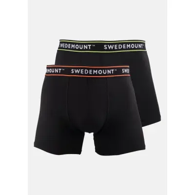 Active Boxers 2-Pack, Black, Xs,  Swedemount