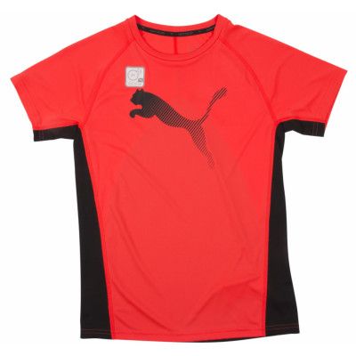 Active Rapid Cat Graphic Tee, Red Blast, 128,  Puma