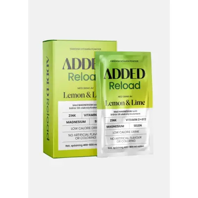 Added Reload Lime&Lemon 10-Pack, Grön/Gul, 4 G,  Träningstillbehör