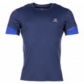 Agile Ss Tee M, Dress Blue, Xs,  Salomon