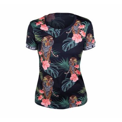 Aruba Tee W, Black Tiger, 42,  Strandkläder