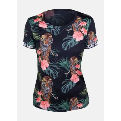 Aruba Tee W, Black Tiger, 44,  Blount And Pool