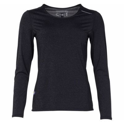 Athleisure Ls Tee W, Charcoal, 48,  Swedemount