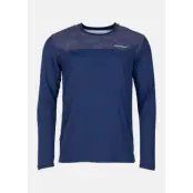 Athletic Ls Tee, Navy Aop/Navy, Xs,  Swedemount