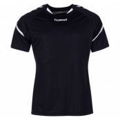 Auth. Charge Ss Poly Jersey, Black Pr, L,  Hummel