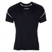 Auth. Charge Ss Poly Jersey, Black, S,  Hummel