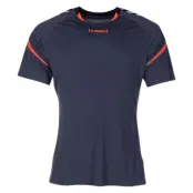 Auth. Charge Ss Poly Jersey, Ombre Blue/Nasturtium Pr, L,  Hummel