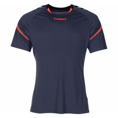 Auth. Charge Ss Poly Jersey, Ombre Blue/Nasturtium Pr, Xxl,  Hummel