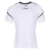 Auth. Charge Ss Poly Jersey, White Pr, L,  Hummel