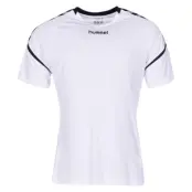 Auth. Charge Ss Poly Jersey, White Pr, S,  Hummel