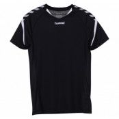 Auth. Charge Ss Poly Jersey Wo, Black, Xs,  Hummel