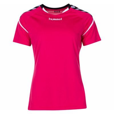 Auth. Charge Ss Poly Jersey Wo, Bright Rose, Xs,  Hummel