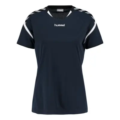 Auth. Charge Ss Poly Jersey Wo, Total Eclipse, M,  Hummel