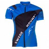 Bike S/S Jersey Jr, Black/Blue, 170,  Swedemount