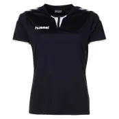 Core Womens Ss Jersey, Black Pr, Xl,  Löparkläder