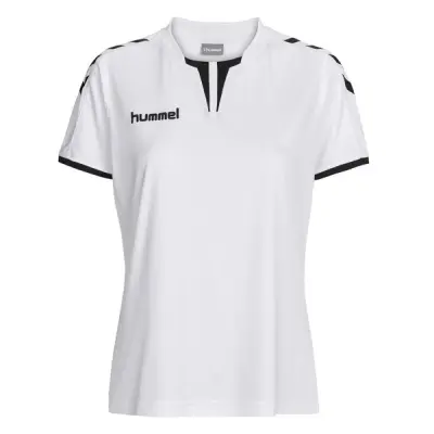 Core Womens Ss Jersey, White Pr, Xs,  Hummel