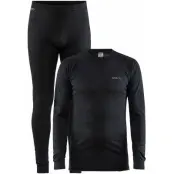 Craft BASELAYER SET Met M Black