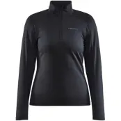 Craft CORE Gain Midlayer W Mellanlager Tröja Black, XXL