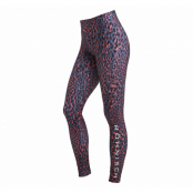 Flattering Printed Tights, Coral Spot, L,  Röhnisch